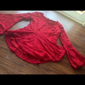 Women’s red shirt